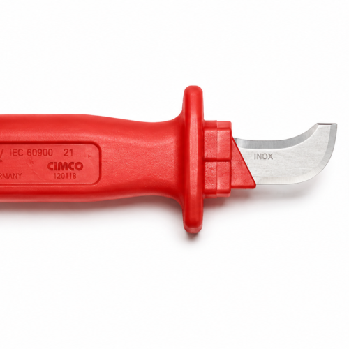 Cuchillo Pelacable Curvo 7" Dieléctrico Tramontina