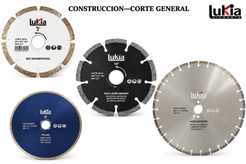 LKS2518010 Disco Diamantado Abrasivos Negro 9" Max-Prof Lukia