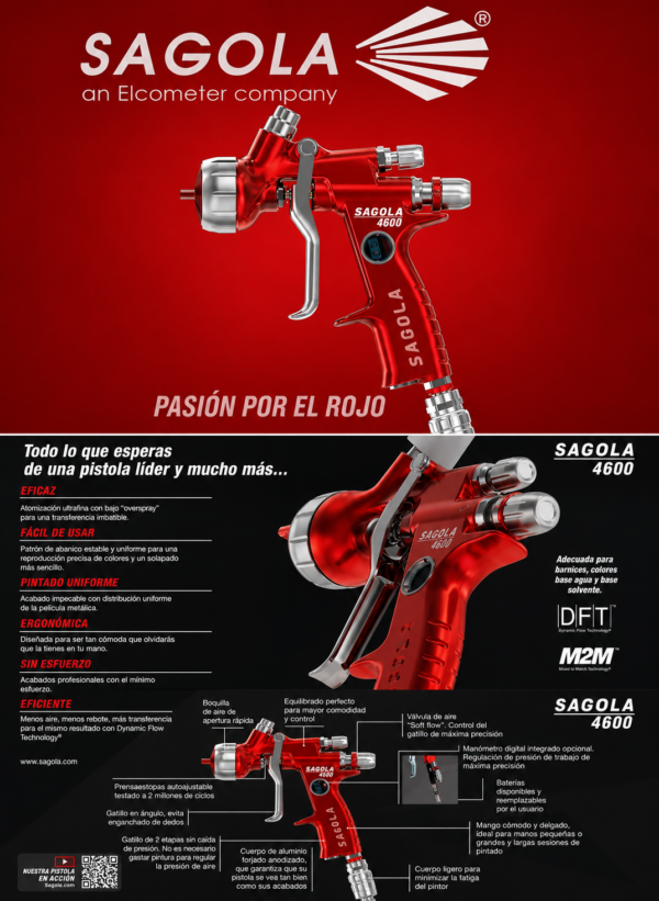 Pistola Pintura Sagola 4600 Pistola Pintura Sagola 4600