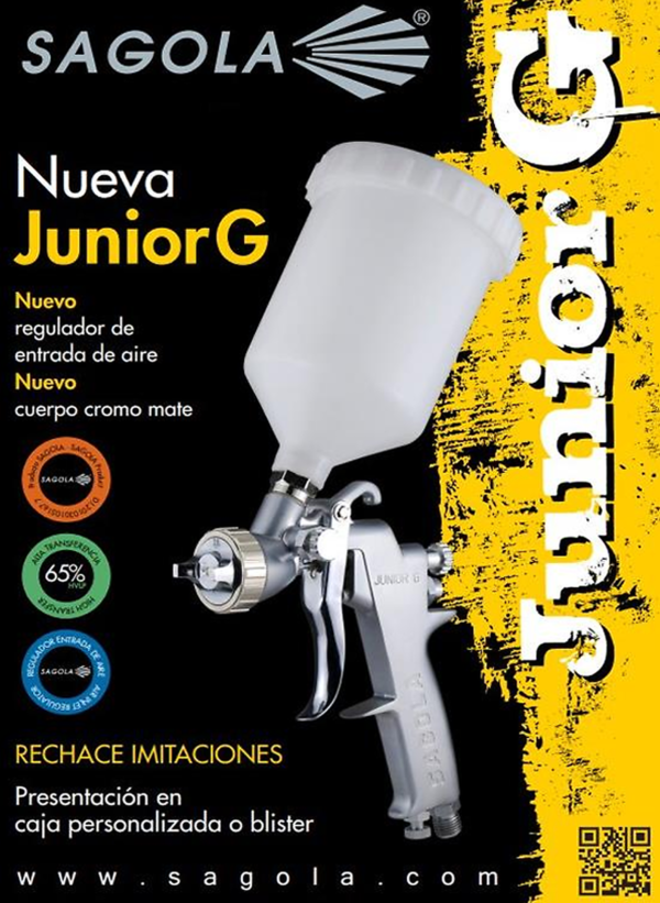 Sagola_JuniorG_mejorada Pistola de Pintura Sagola Junior G